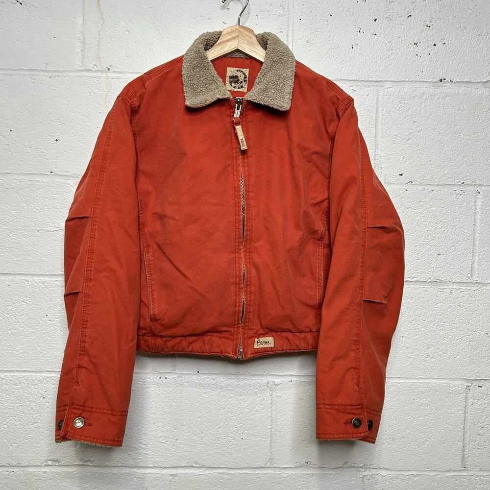Vintage Berne Canvas Sherpa-Lined Detroit Jacket “Orange”